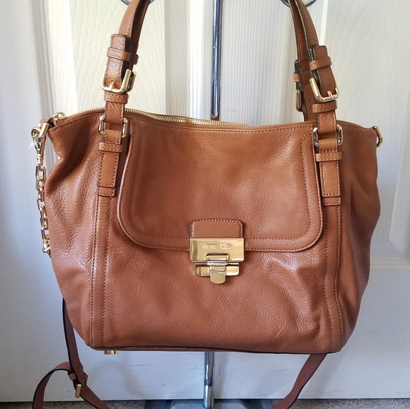 Michael Kors Handbags - Michael Kors Tan Cognac Satchel w/Chain Strap